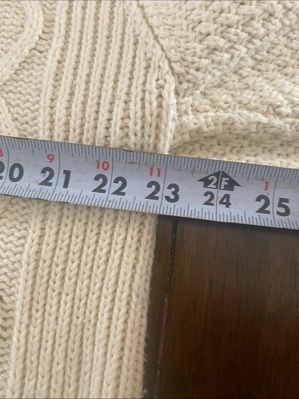 J.crew Cableknit Sweater With Fair Isle. Wool blend. Size L holiday winter warm. - Picture 7 of 8